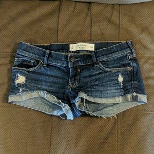 Abercrombie and Fitch Jean Short Shorts